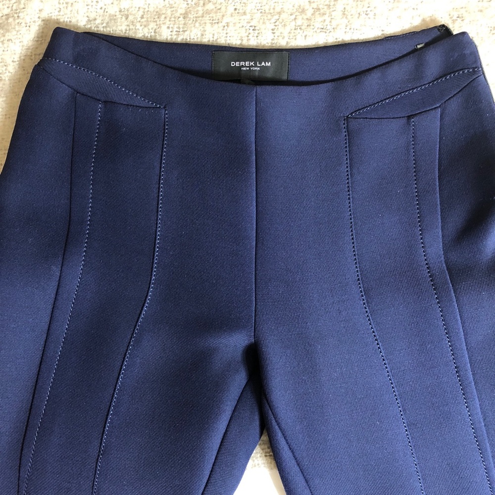 NWT Derek Lam Navy Blue wise leg Trousers